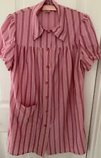 Ladies Overall Pink Size 36” Chest Nylon 10/12 Vintage Old Stock NEW UNUSED