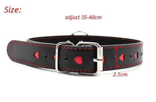 Peach heart collar - collar, neck