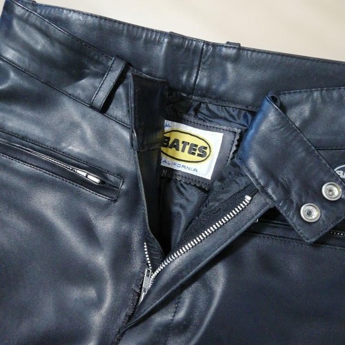 Bates leather motorcycle pants - bates,