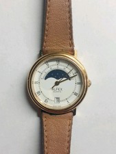 Women's Vintage Alfex Moonphase Watch Sold As Spares Repairs Used Condition