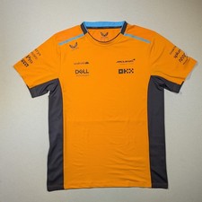 Authentic McLaren F1 Team Set up Tee Driver T-Shirt Papaya Official - Medium M