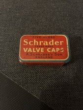 Original Schrader Valve Cap Tin 