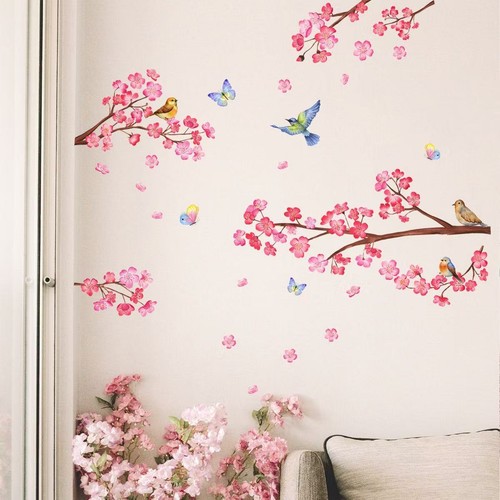 Large pink cherry blossom - large, tree