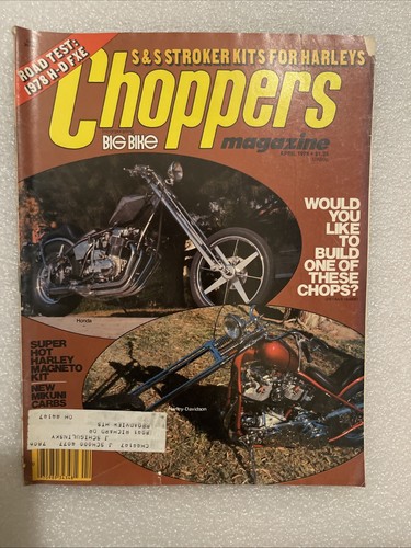April 1978 choppers magazine - april,
