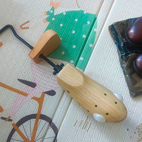 Wooden shoe boot - shoe/boot, tree