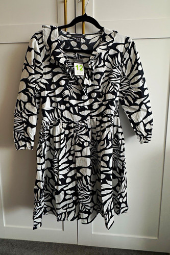 Primark abstract black - abstract, white