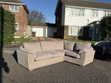 Beige John Lewis Corner Sofa In Very Good Condition