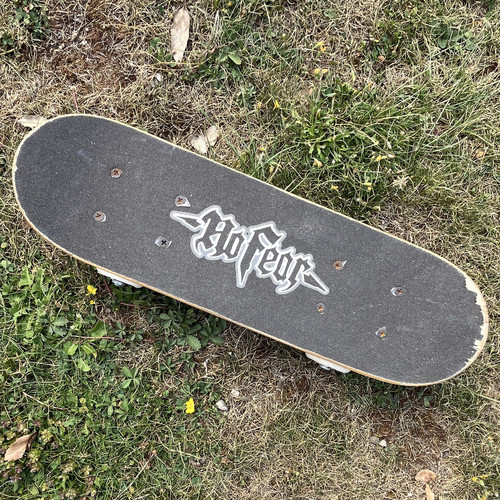 Black skateboard deck - skateboard, with