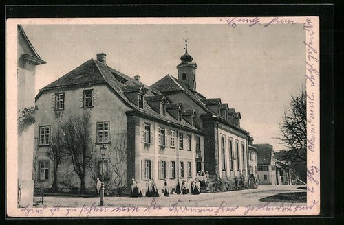 Postcard königsfeld church - königsfeld,,