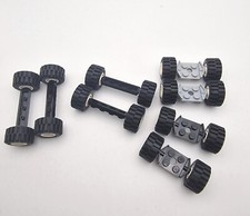 LEGO Wheel Tyre 4 Vehicle Set 16 Tyres With Axles RANDOM bundle wheels