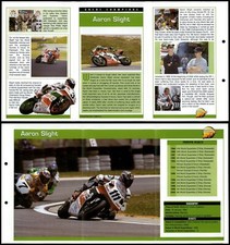 Aaron Slight - Great Champions - Mega Bikes Hachette Fold-Out Card