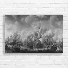 Dramatic Nautical Battle