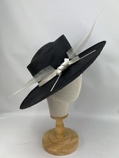 Philip Treacy Black with Ivory