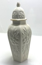 Vintage Aynsley Hexagon Shaped Vase Camellia Pattern - Fine Bone China Pottery