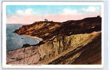 Gay Head Cliffs, Gay Head, Massachusetts (1910) - Antique Postcard