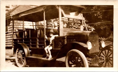 Antique bus crank - bus,