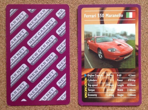 Top trumps single cards - single,