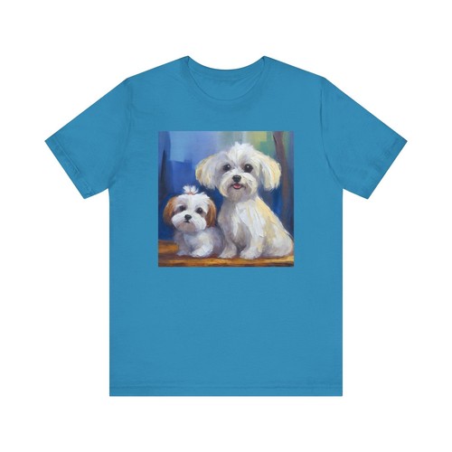Maltese puppies unisex jersey - unisex,