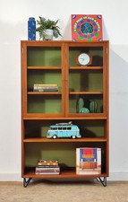 Vintage Retro G Plan Bookcase Display Cabinet Teak Mid Century Del Avail