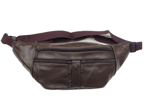 Large real leather bum waist - real,