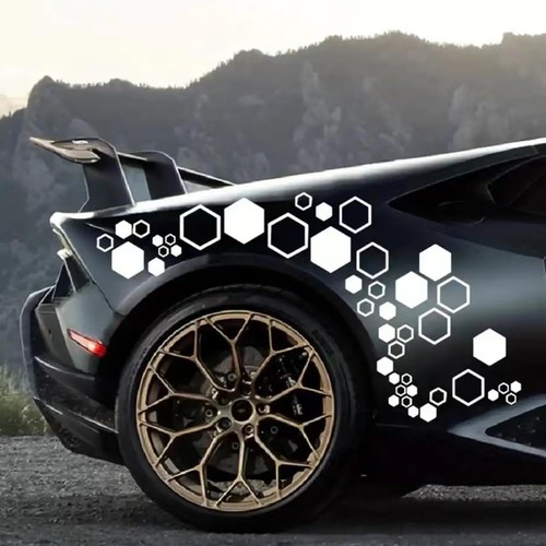 Pcs honeycomb decals vinyl - 52,