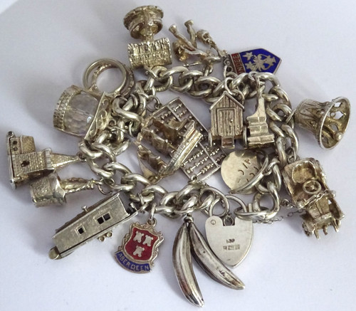 Vintage heavy solid - , silver