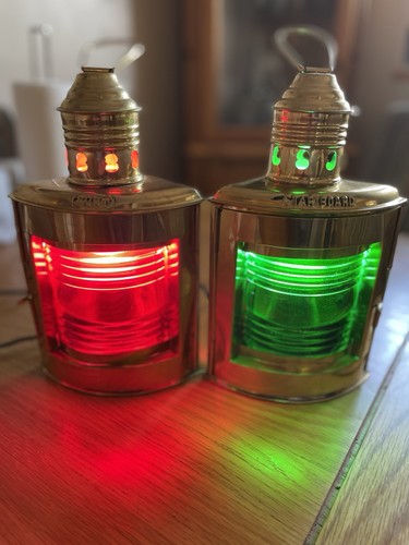 Port starboard lanterns - port, &