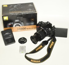 Nikon D5600  DSLR Camera + Nikon 18-55mm VR Lens. Shutter33%