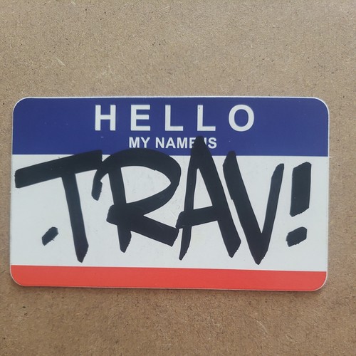 Trav hand drawn tag graffiti - drawn,