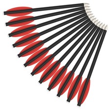 12 NIKA ARCHERY 6.3" Carbon Crossbow Bolts Mini Pistol Crossbow Bolts Arrows