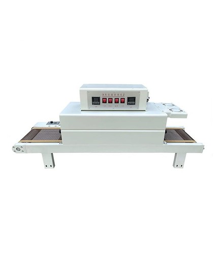 Heat shrinking machine - , with