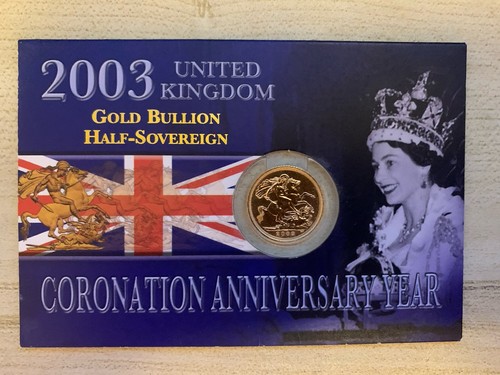 2003 coronation half sovereign - half,