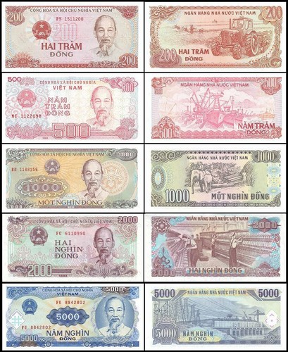 Set vietnam uncirculated - 5,