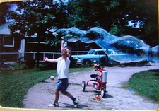 35MM Slide Children riding