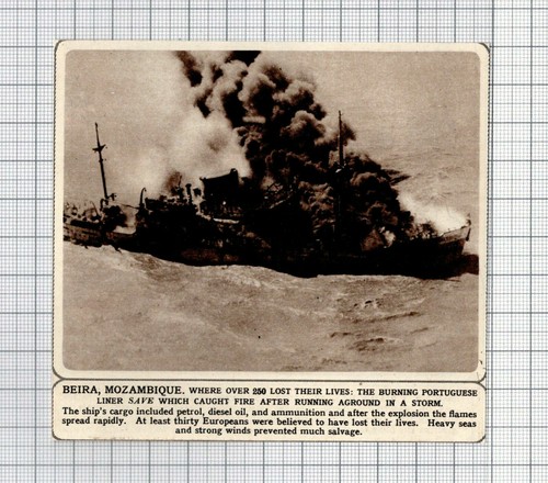 Portuguese liner ship - portuguese, save