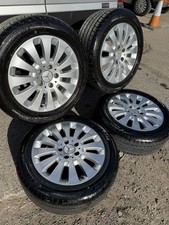 mercedes alloy wheels set of