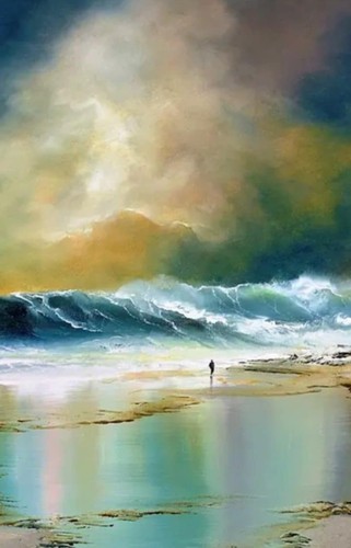 Original framed painting - original,