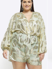 River Island Womens Plus Green