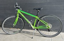 Islabikes Beinn 27 Unisex Kids Mountain Bike Green w Propstand & Bottle Cage