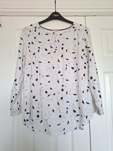 White stuff bird pattern - ,