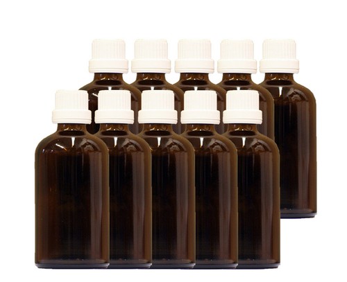 100ml amber glass bottle - 10,
