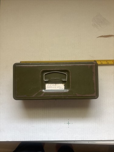 Green tin metal climax storage - climax,