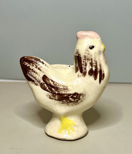 Vintage porcelain chicken egg - vintage,