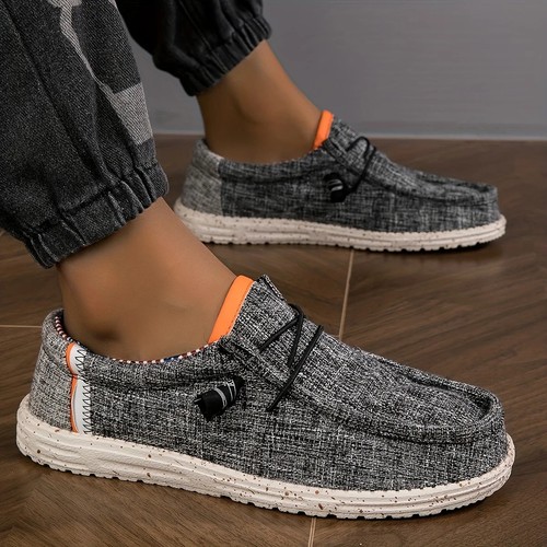 Men canvas slip loafers - men's,