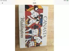 Vintage Waddingtons Canasta Card Game - Box Set