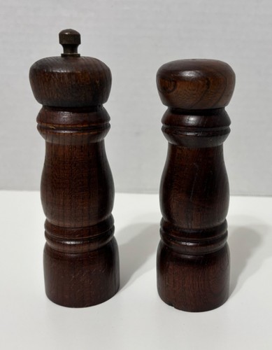 Vintage wooden salt - vintage, &