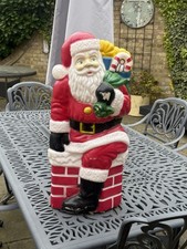 Vintage Santa Blow Mold Santa
