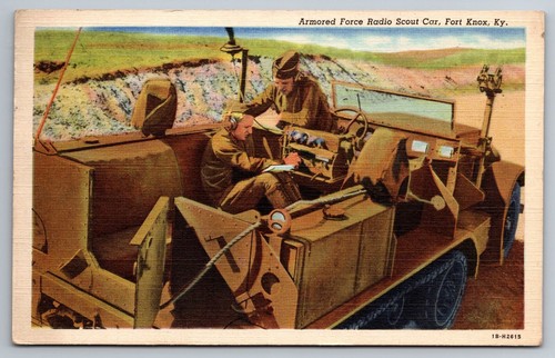 Armored force radio scout car - force,