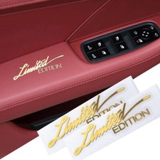 2Pcs LIMITED EDITION Letter Decal Auto-styling Car Window Stickers Accessories