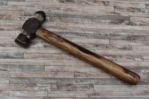 Used iron blacksmith hammer - used,